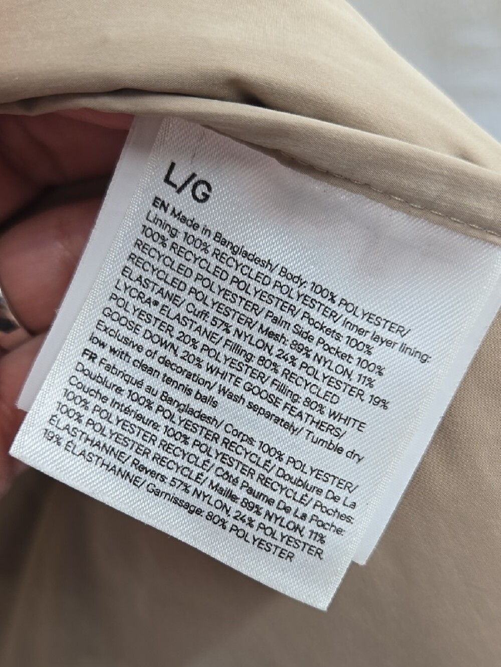 Lululemon Wunder Puff Jacket Size  L - Picture 13 of 17